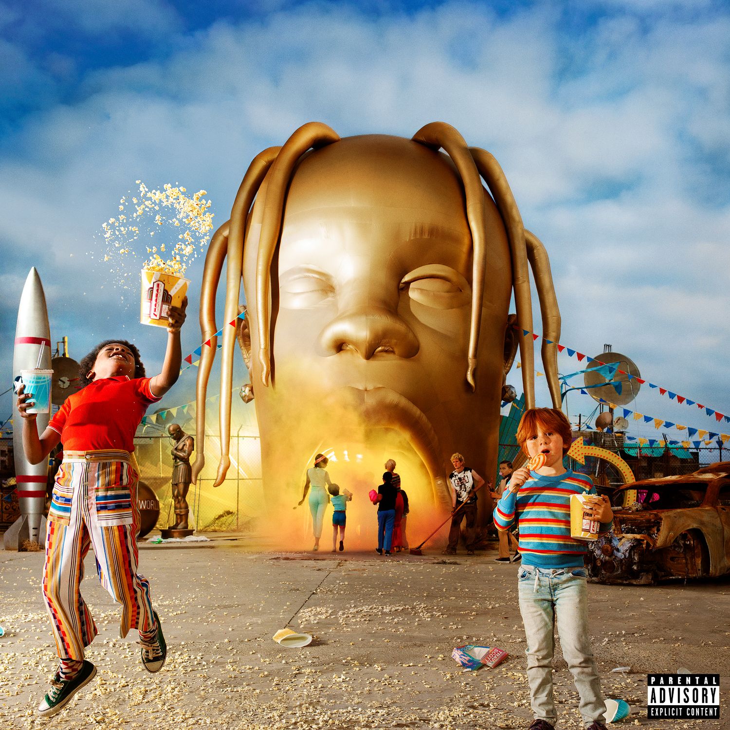 Astroworld album cover by Travis Scott