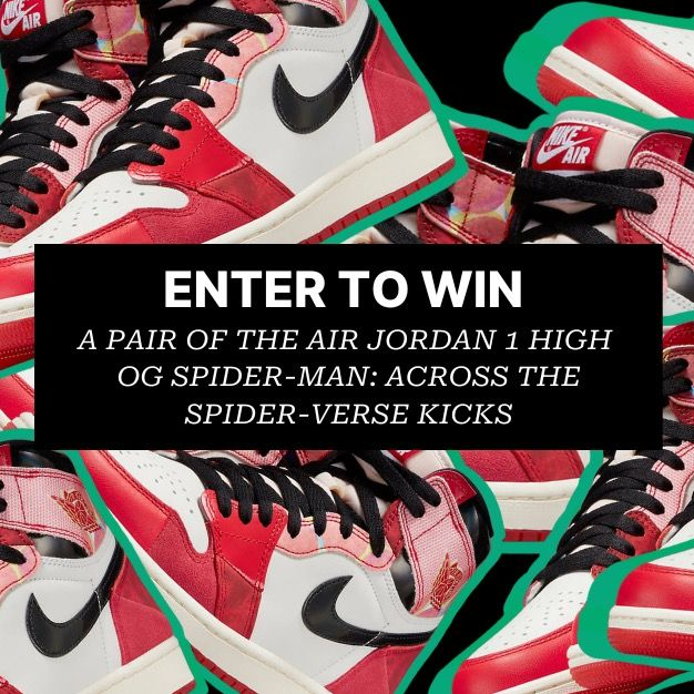 We're Giving Away a Pair of 'Spider-Verse' Air Jordans!