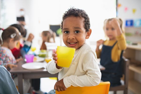 A child at daycare